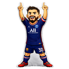 Messi 41 cm con grabadora de voz PSG