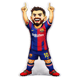 Messi 41 cm con grabadora de voz BARCELONA